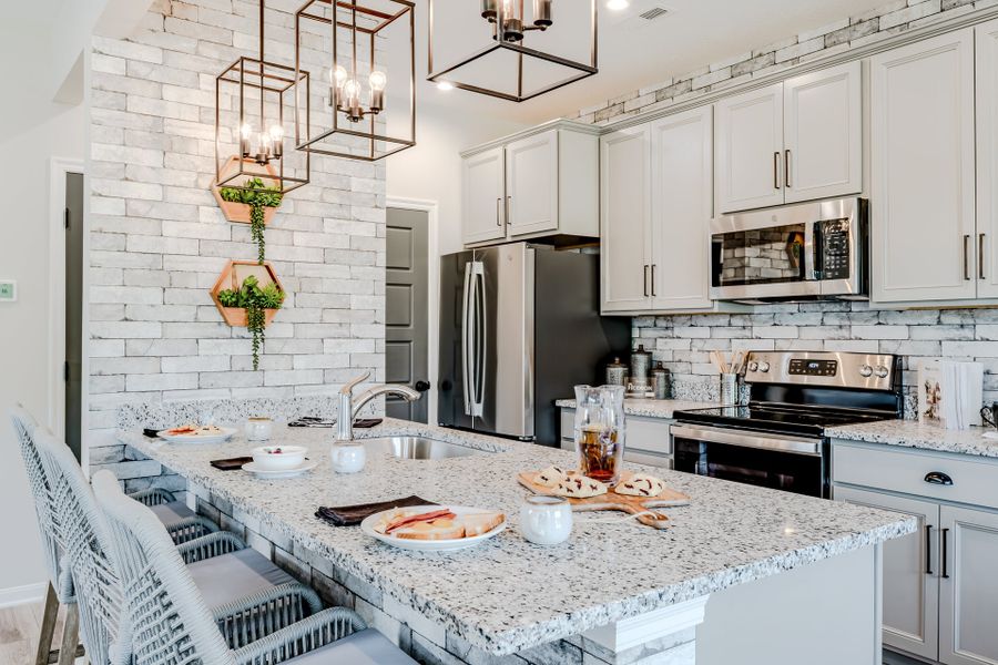 Representative furnished interior of a home built from the Hudson by Fischer Homes in Villas at Gold Creek, Dawsonville (Image 4).