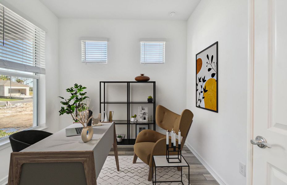 Furnished interior view inside a new home in Del Webb Sunchase, Parrish (Image 11).