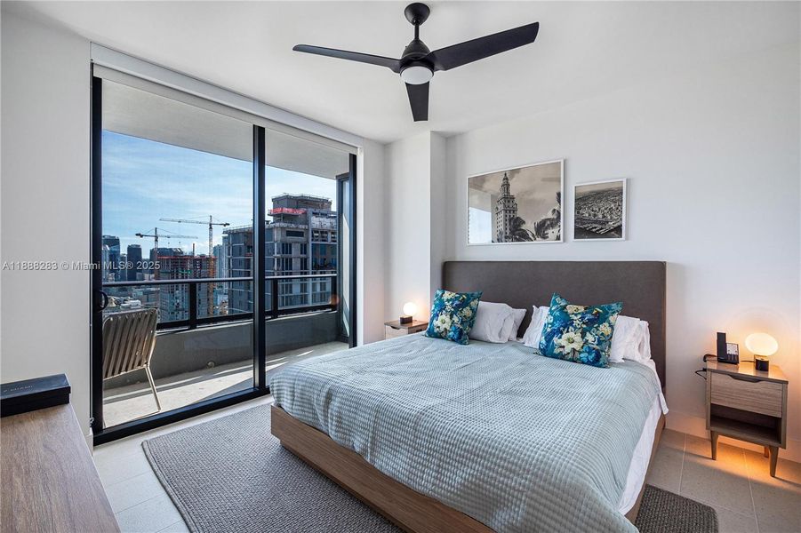 Furnished interior view inside a new home in , Miami (Image 25).