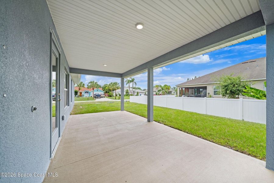 Exterior details and patio area of a home in Palm Bay, Palm Bay (Image 26). Exterior details and patio area of a home in Palm Bay, Palm Bay (Image 26).