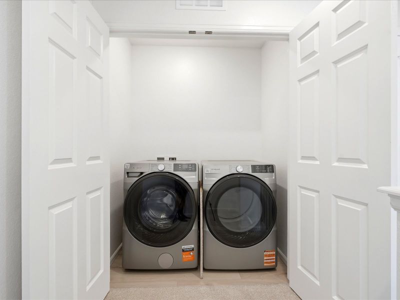 Furnished interior view inside a new home in Three Hills, Morrison (Image 11).