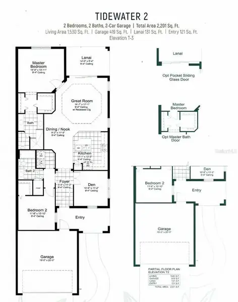 2D floor plan layout of this home in , Nokomis, FL (Image 4).