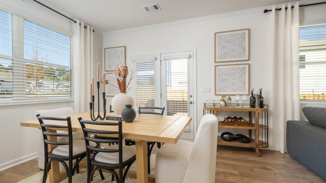 Furnished interior view inside a new home in Barrett Cove, Marietta (Image 6).