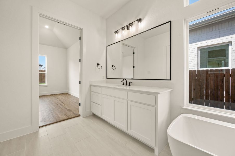 Furnished interior view inside a new home in Parks of Aledo, Aledo (Image 13).