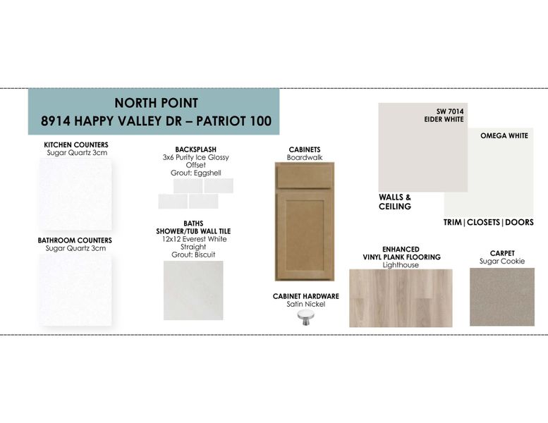 Sample of building materials used in homes in North Point, Temple (Image 3). Sample of building materials used in homes in North Point, Temple (Image 3).
