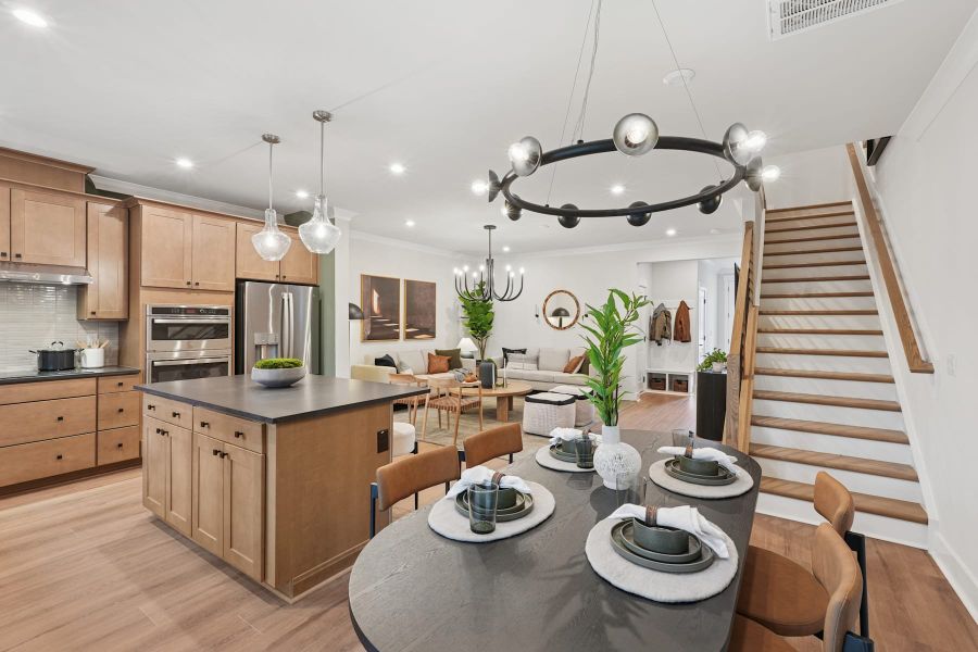 Representative furnished interior of a home built from the Mitchell by Tri Pointe Homes in Summit At Homestead, Chapel Hill (Image 10).