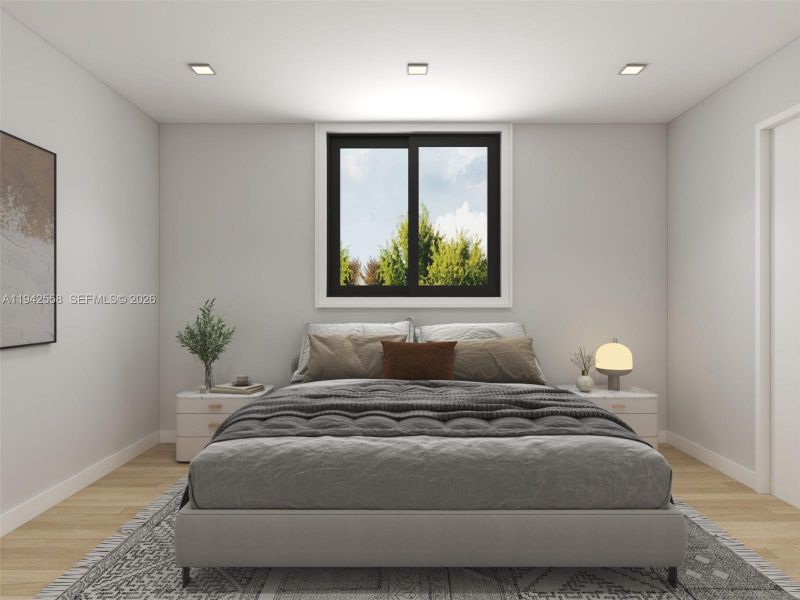 Furnished interior view inside a new home in , Fort Lauderdale (Image 11).