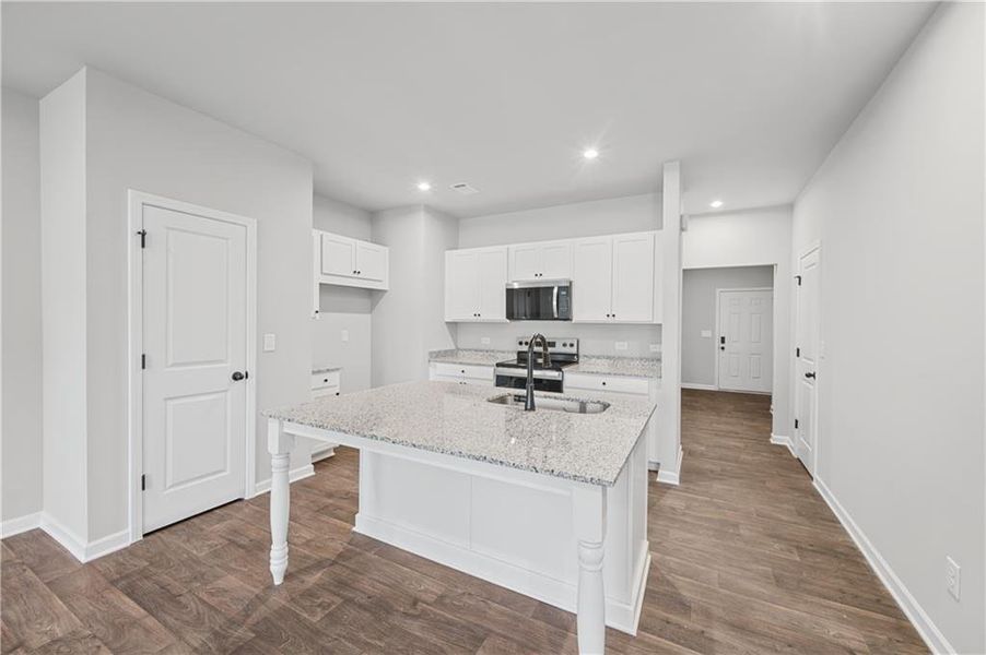 Furnished interior view inside a new home in Village Green, Adairsville (Image 8).