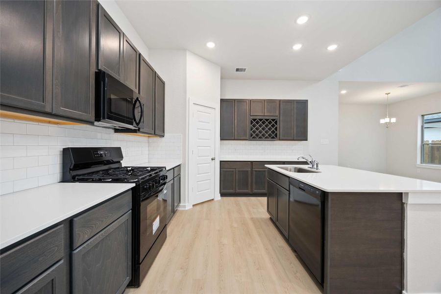 Furnished interior view inside a new home in Granger Pines, Conroe (Image 7). Furnished interior view inside a new home in Granger Pines, Conroe (Image 7).