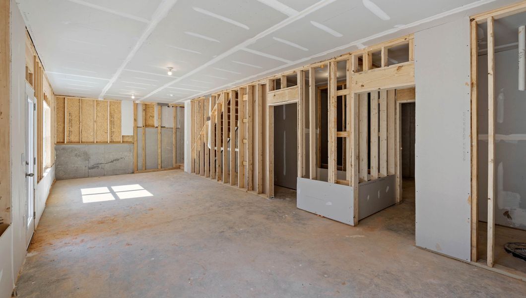 In-progress construction of a new home in Pine Lake Estates, Anderson, SC (Image 30).