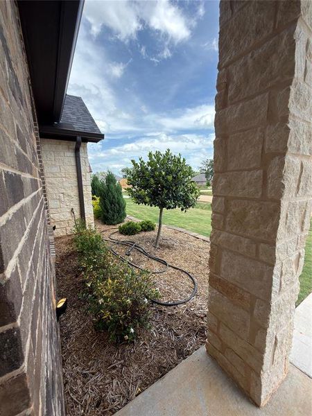Exterior details and patio area of a home in , Tyler (Image 4).