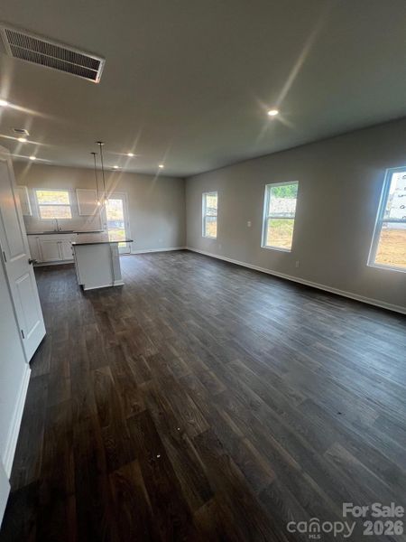 Spacious, unfurnished interior of a new home in Townes at Ribbon Walk, Charlotte (Image 10).