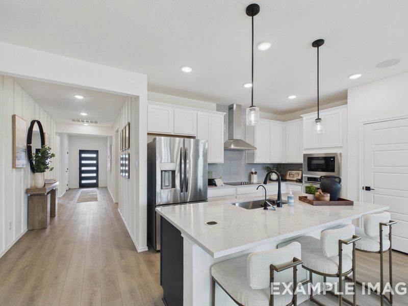 Representative furnished interior of a home built from the The Laurel G by Davidson Homes LLC in Morgan Meadows, San Antonio (Image 6). Representative furnished interior of a home built from the The Laurel G by Davidson Homes LLC in Morgan Meadows, San Antonio (Image 6).