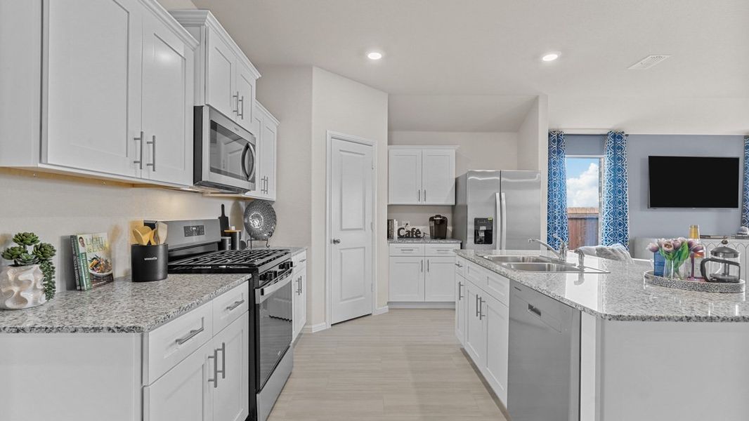 Furnished interior view inside a new home in Longhorn Estates, Fort Worth (Image 5).