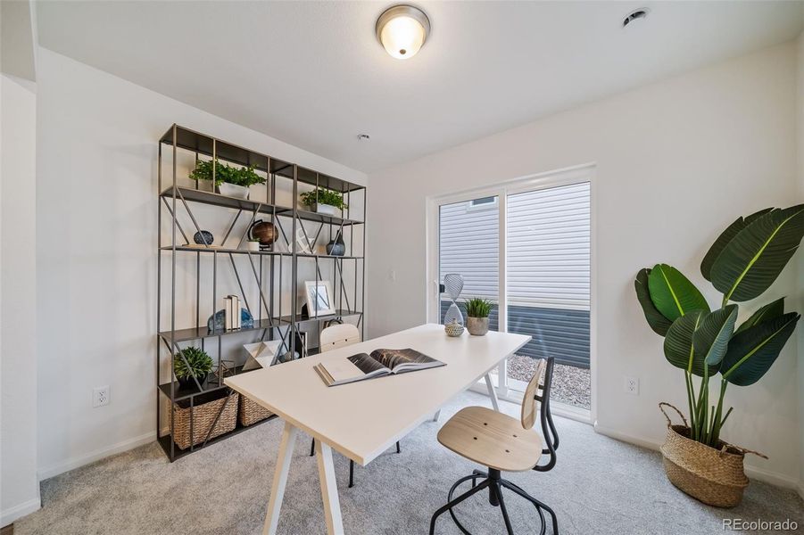 Furnished interior view inside a new home in Muegge Farms, Bennett (Image 26).