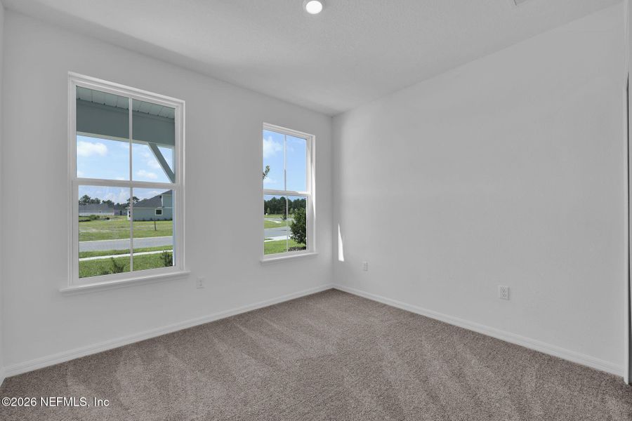 Spacious, unfurnished interior of a new home in Hyland Trail, Green Cove Springs (Image 27). Spacious, unfurnished interior of a new home in Hyland Trail, Green Cove Springs (Image 27).