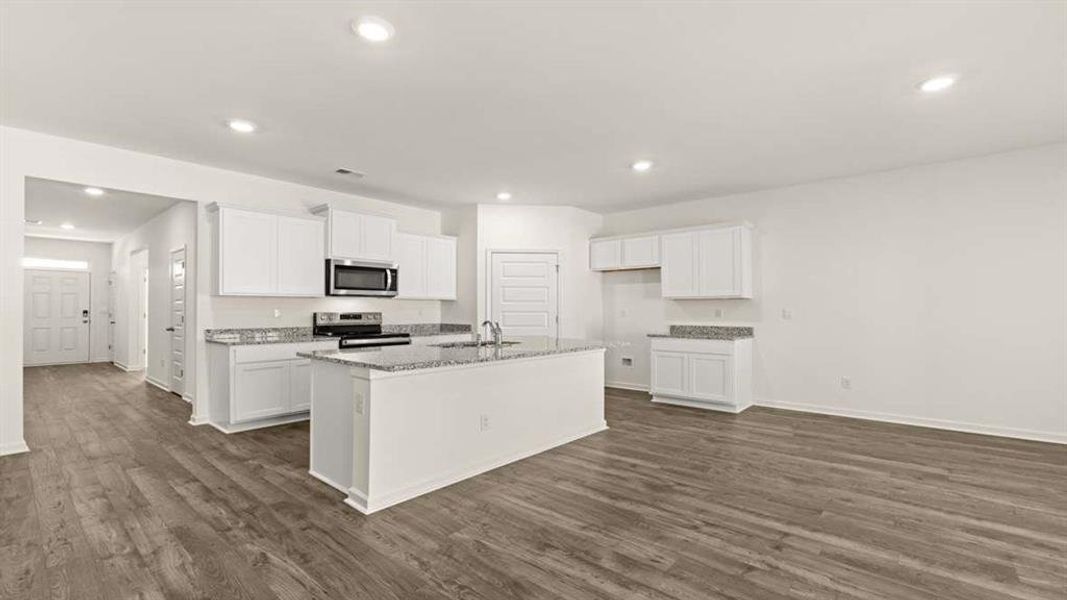 Furnished interior view inside a new home in Champion's Run, Lithonia (Image 7).