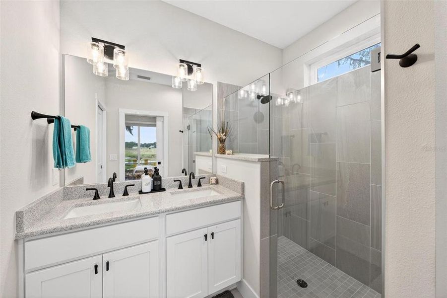 Furnished interior view inside a new home in , Oxford (Image 48).