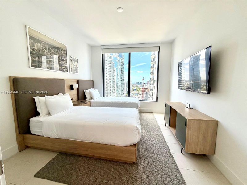 Furnished interior view inside a new home in , Miami (Image 14).