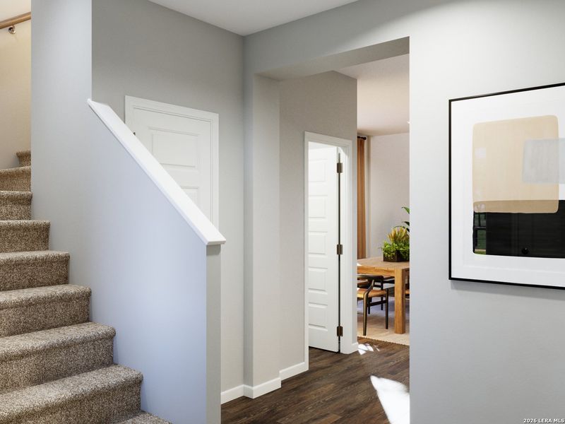 Furnished interior view inside a new home in Cinco Lakes, San Antonio (Image 13).