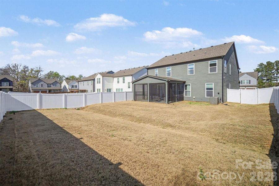 Exterior details and patio area of a home in Enclave at Caldwell, Charlotte (Image 28).