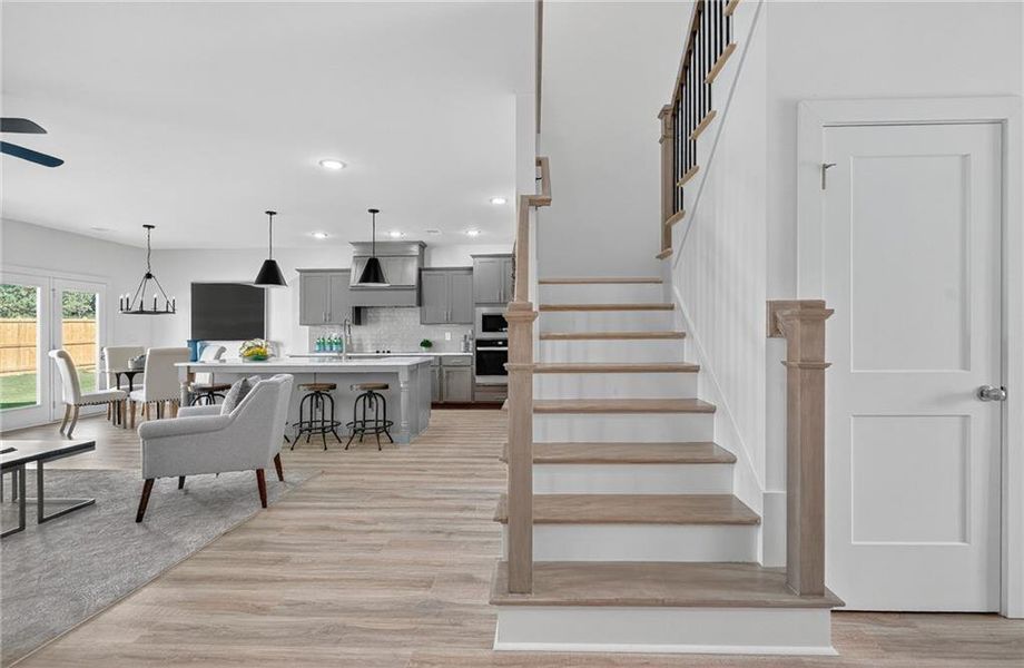 Furnished interior view inside a new home in , Buford (Image 19).