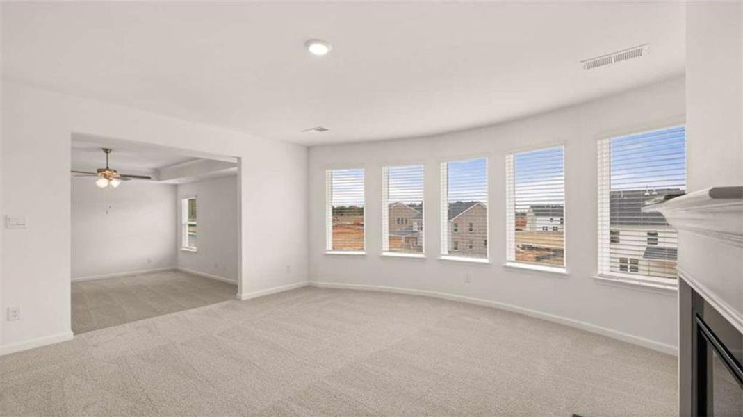 Spacious, unfurnished interior of a new home in The Gates at Pates Creek, Hampton (Image 27).