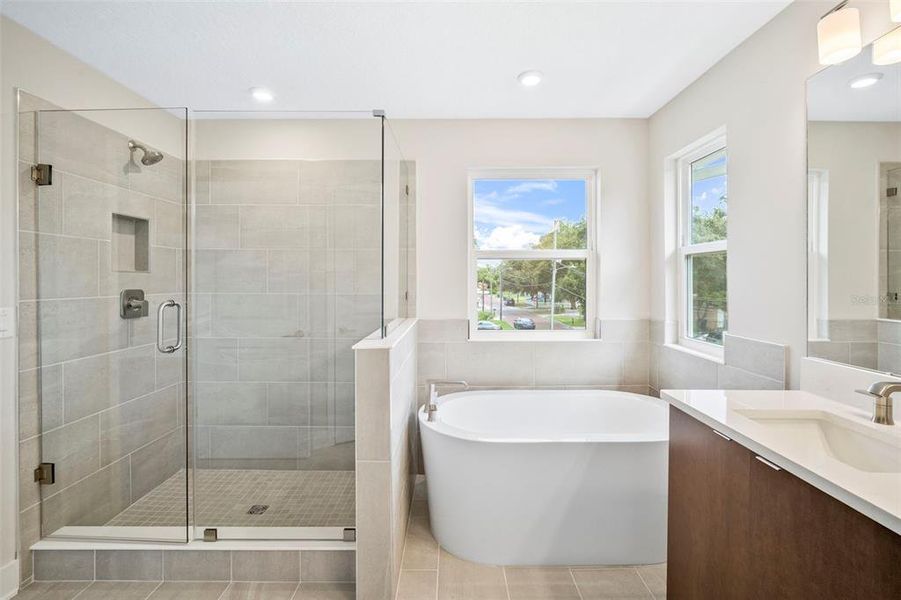 Furnished interior view inside a new home in , Tampa (Image 4). Furnished interior view inside a new home in , Tampa (Image 4).