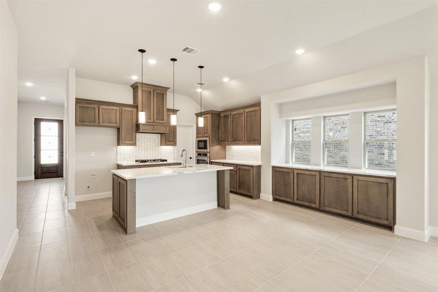 Furnished interior view inside a new home in Woodstone, Providence Village (Image 9). Furnished interior view inside a new home in Woodstone, Providence Village (Image 9).