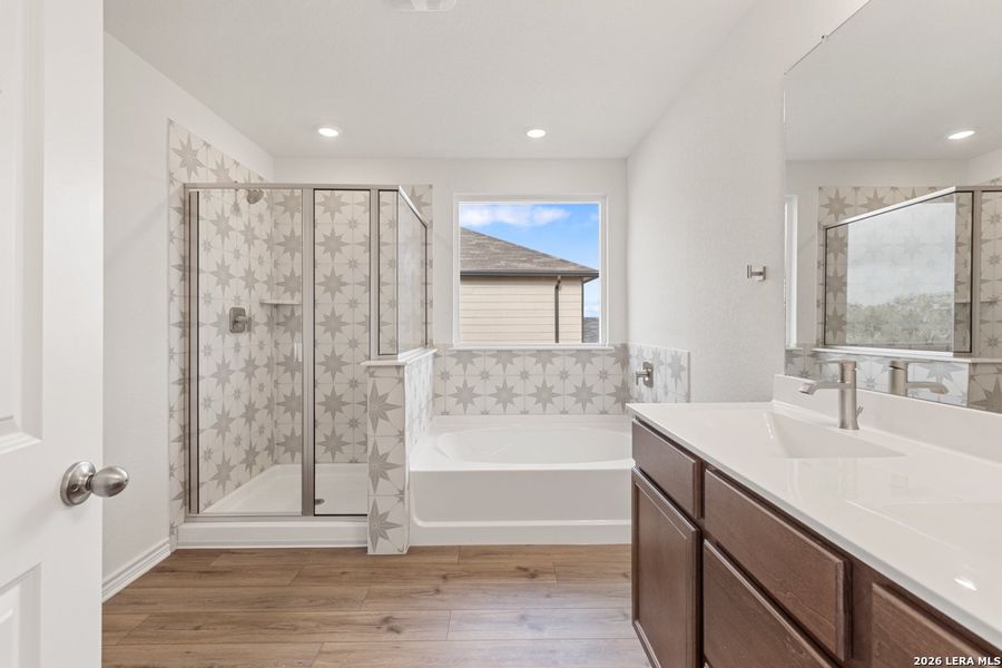 Furnished interior view inside a new home in Woodside Farms, Seguin (Image 8).