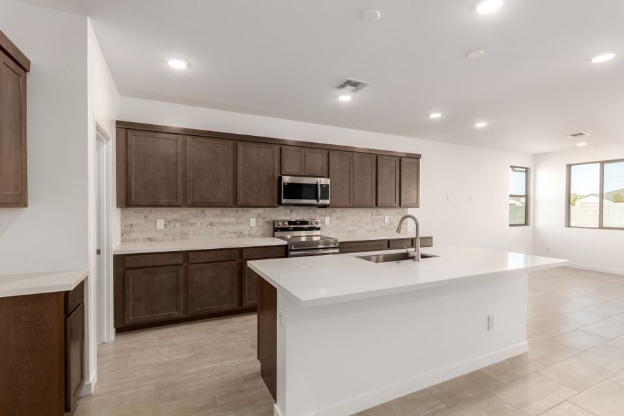 Furnished interior view inside a new home in Wildera, San Tan Valley (Image 3).