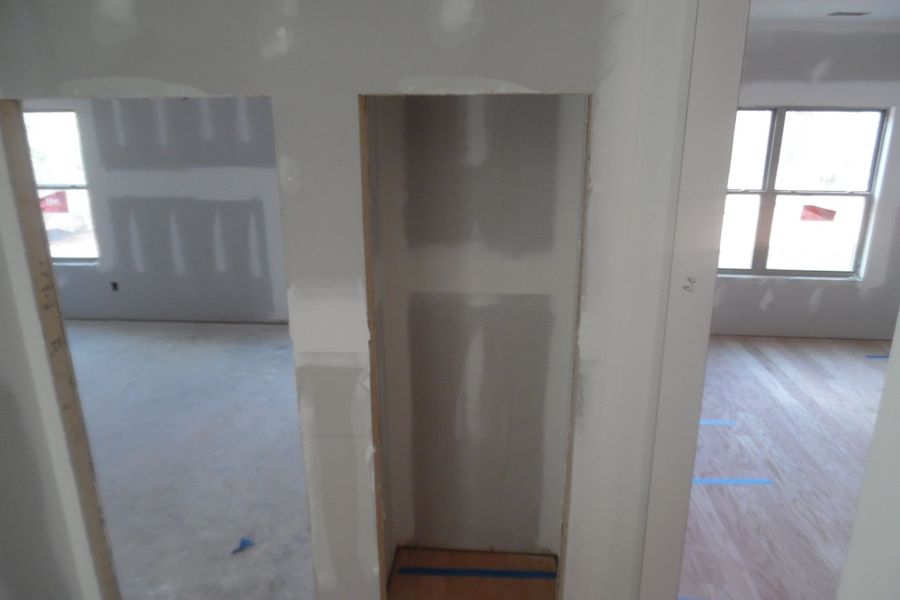 In-progress construction of a new home in Highgate, Newnan, GA (Image 38). In-progress construction of a new home in Highgate, Newnan, GA (Image 38).