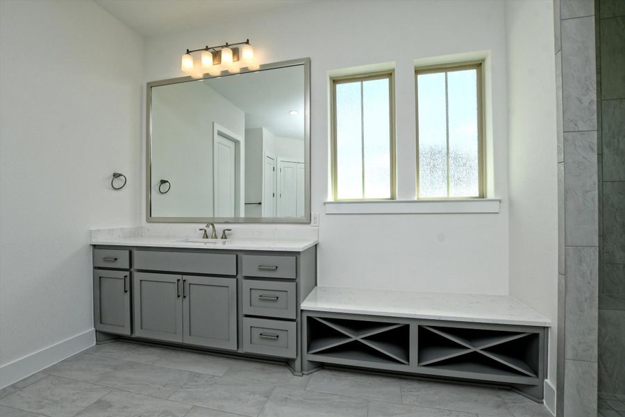 Representative furnished interior of a home built from the Siena III by Giddens Homes in Clearwater Ranch, Liberty Hill (Image 178).