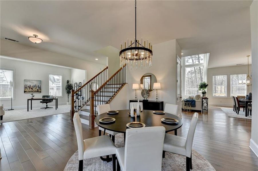 Furnished interior view inside a new home in , Cumming (Image 29).