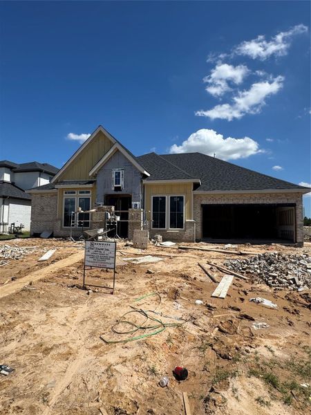In-progress construction of a new home in Legacy Prairie at Katy Court 60', Katy, TX (Image 21).