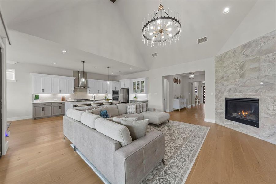 Furnished interior view inside a new home in , Frisco (Image 31).