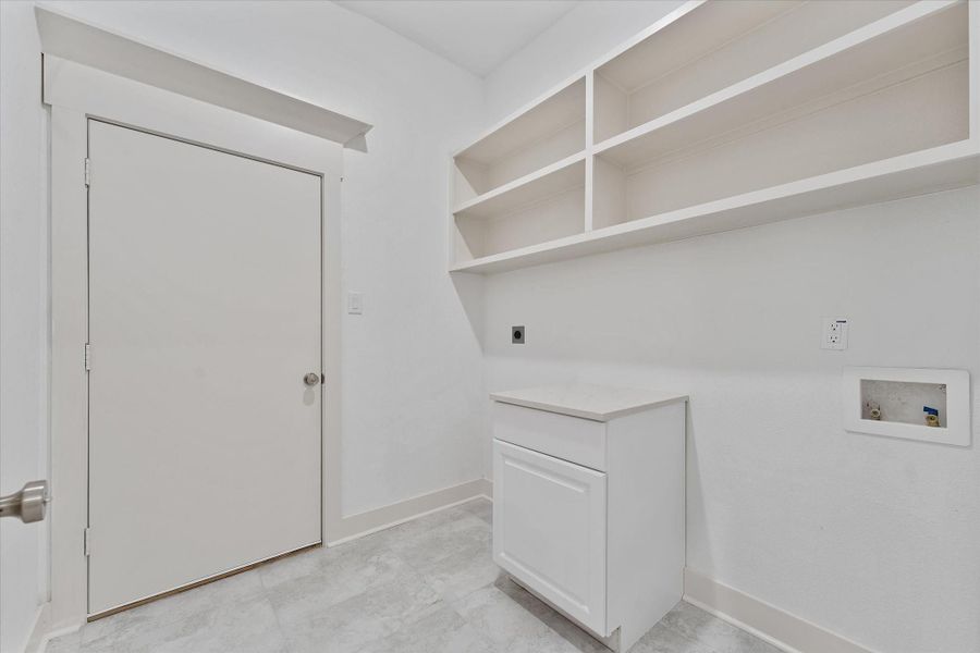 Here's a close up view of the utility room Here's a close up view of the utility room