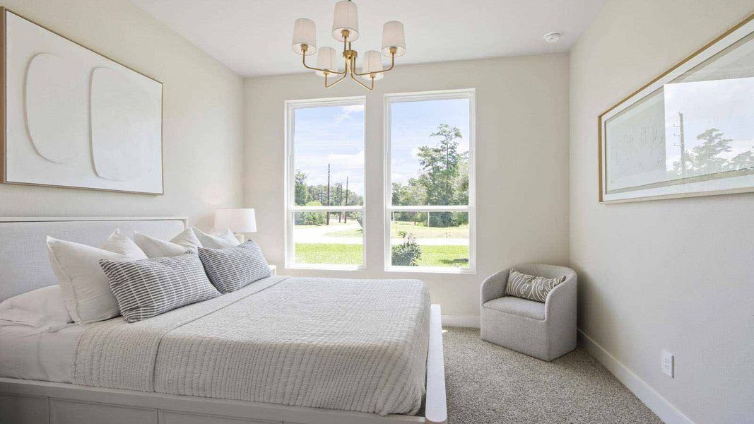Furnished interior view inside a new home in Butlers Bend Estates, Pinehurst (Image 48).