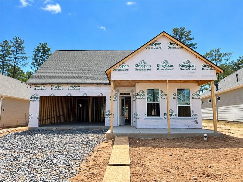 In-progress construction of a new home in Echols Farm, Hiram, GA (Image 24).