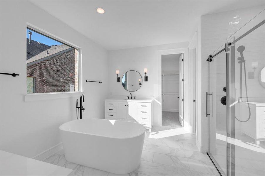 Furnished interior view inside a new home in Heath Golf & Yacht Estates, Heath (Image 26).