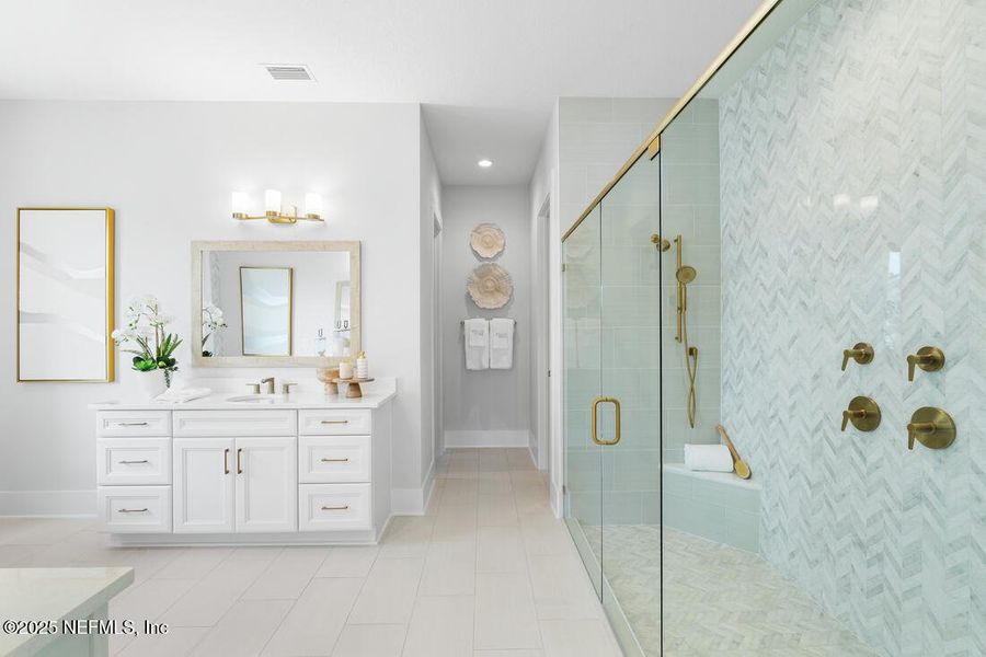 Furnished interior view inside a new home in , St. Johns (Image 9).