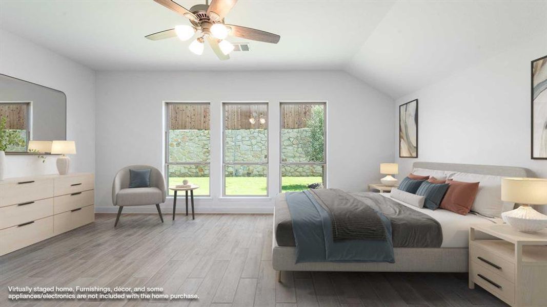 Furnished interior view inside a new home in The Heights At Uptown Celina 50', Celina (Image 16). Furnished interior view inside a new home in The Heights At Uptown Celina 50', Celina (Image 16).