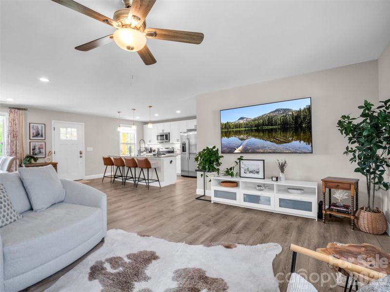 Furnished interior view inside a new home in , Hendersonville (Image 9). Furnished interior view inside a new home in , Hendersonville (Image 9).
