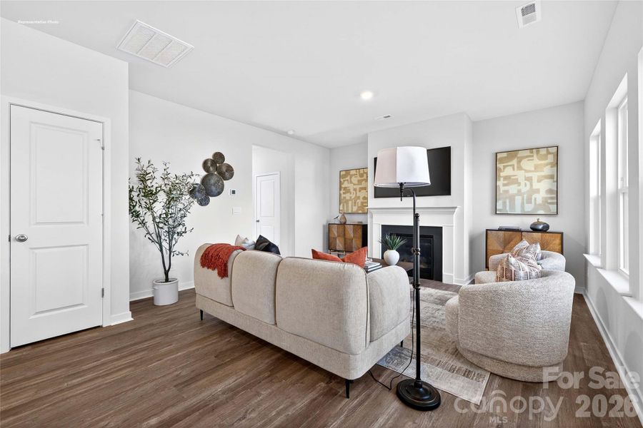 Furnished interior view inside a new home in Brinkley Ridge, Kings Mountain (Image 3).