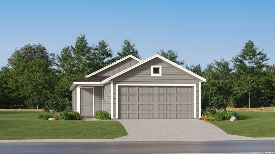 Front exterior of a new home in , Kerrville, TX, highlighting curb appeal (Image 20).