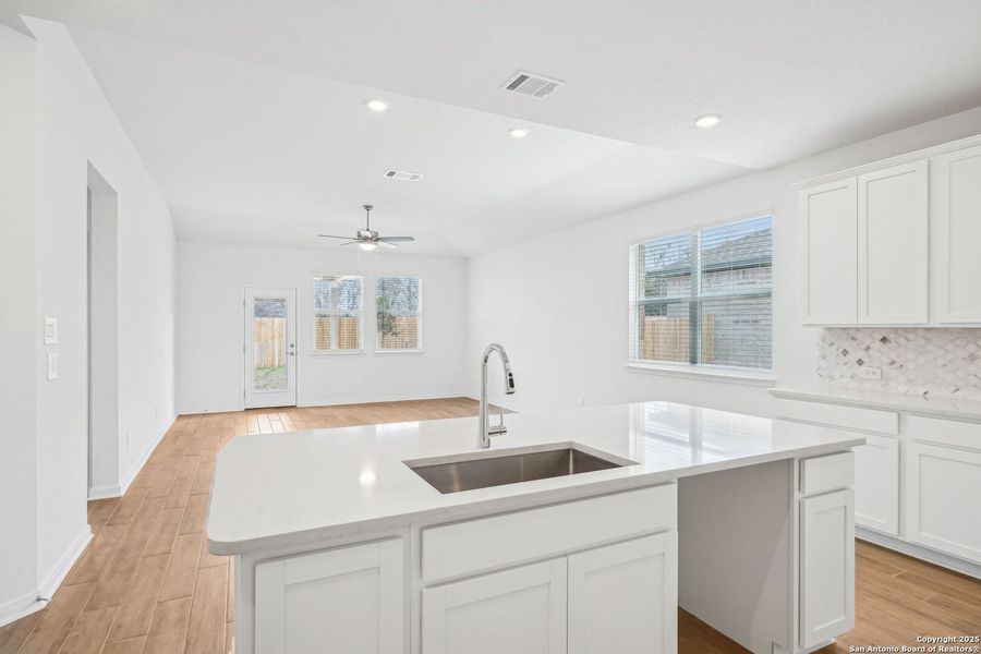 Furnished interior view inside a new home in Carmel Ranch, Schertz (Image 6).