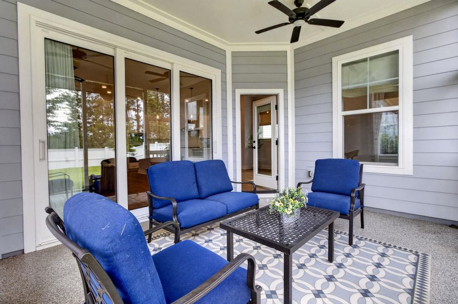 Exterior details and patio area of a home in , Summerville (Image 29).