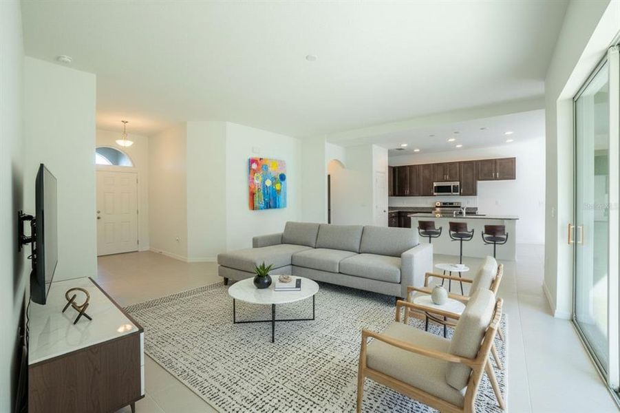 Furnished interior view inside a new home in , Palm Coast (Image 13).