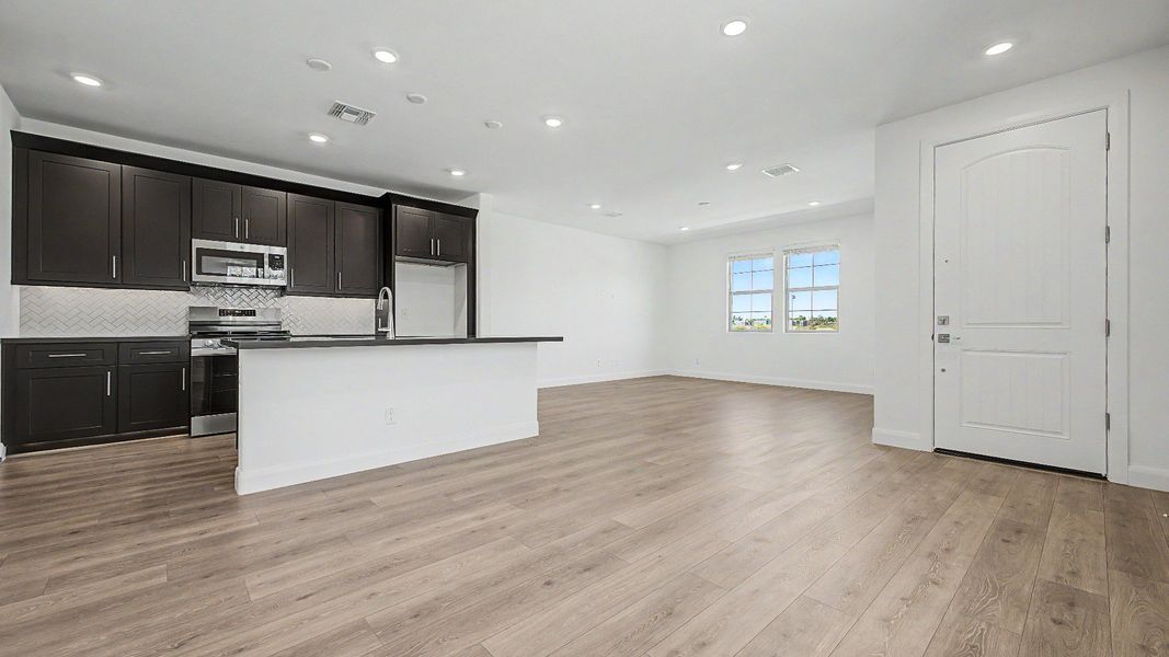 Furnished interior view inside a new home in Surprise City Center, Surprise (Image 9). Furnished interior view inside a new home in Surprise City Center, Surprise (Image 9).