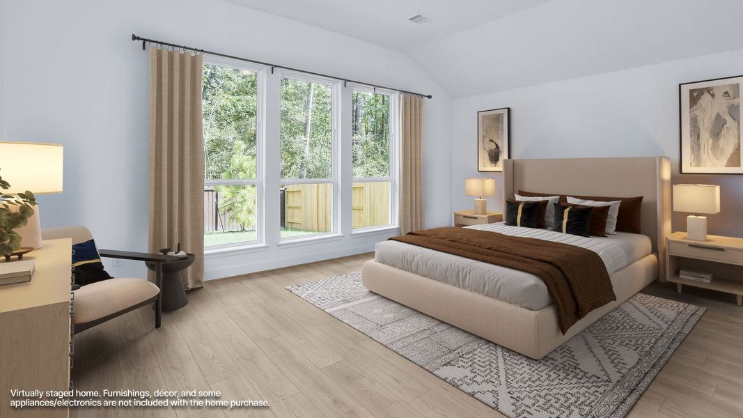 Furnished interior view inside a new home in Woodhavyn, Magnolia (Image 5).